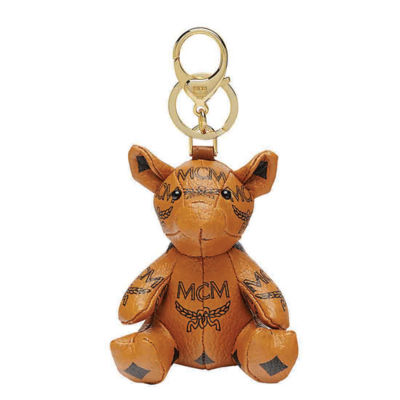 Buy MCM ZOO PIG CHARM IN VISETOS COGNAC Online in Singapore | iShopChangi