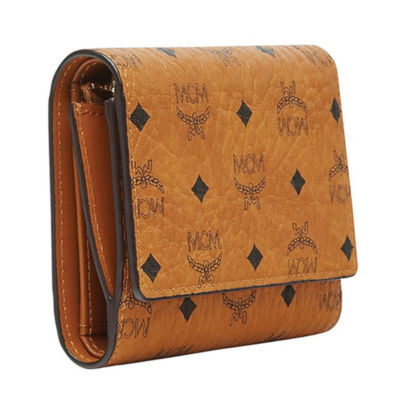 Buy THREE FOLD WALLET IN VISETOS ORIGINAL COGNAC Online in Singapore ...