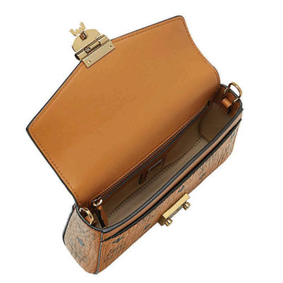 Buy MCM MILLIE FLAP CROSSBODY IN VISETOS BLACK Online Singapore