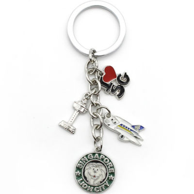 Buy SINGAPORE COMBI METAL KEYCHAIN Online in Singapore