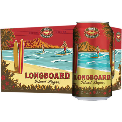 Buy Kona Longboard Hawaiian Lager, 6x355ml Online in Singapore