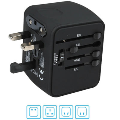 Buy PowerPac Multi Travel Adapter With 4 USB Charger (PP7981) Online