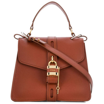 CHLOE ABY MEDIUM DAY BAG SEPIA BROWN | iShopChangi by Changi Airport