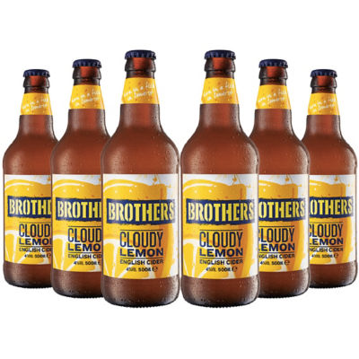 Buy Brothers Cloudy Lemon English Cider, 6x500ml Online in Singapore