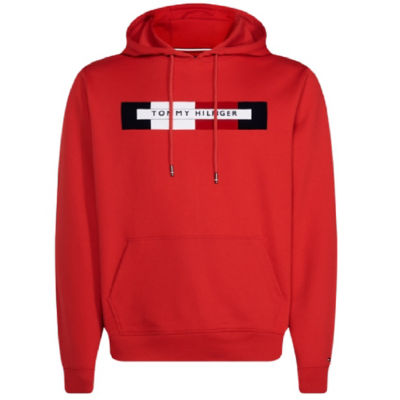 tommy hilfiger pure cotton logo hoodie