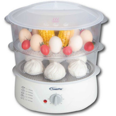 Buy PowerPac 2 Tier Intelligent Electric Food Steamer Convenient