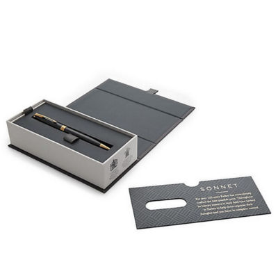 Parker 派克卓尔纯黑丽雅金夹原子笔 3