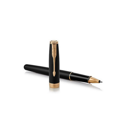 PARKER SONNET BLACK GT ROLLERBALL PEN 3