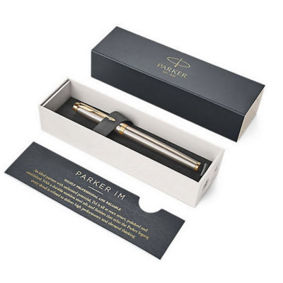 PARKER IM BRUSHED METAL GT ROLLERBALL PEN 4