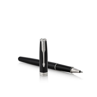PARKER SONNET MATT BLACK CT ROLLERBALL PEN 3