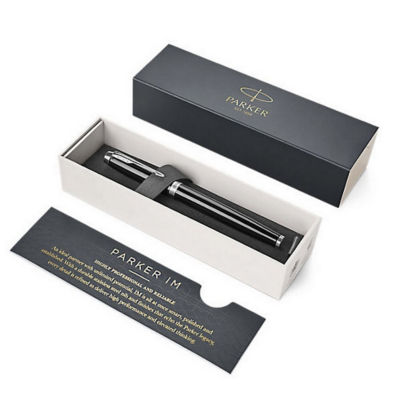 Parker 派克IM纯黑丽雅白夹宝珠笔 4