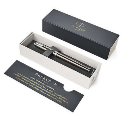 Parker 派克IM金属灰白夹宝珠笔 4