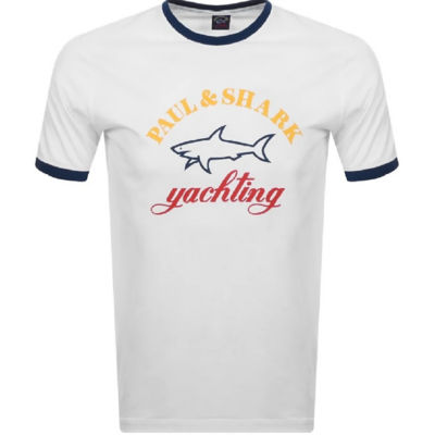 paul and shark ringer t shirt