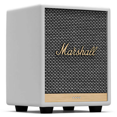 Buy Marshall Uxbridge Voice Speaker Google Assistant Enabled White Online In Singapore Ishopchangi