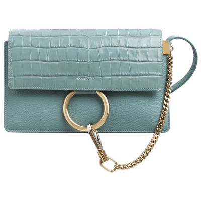 chloe faye leather shoulder bag