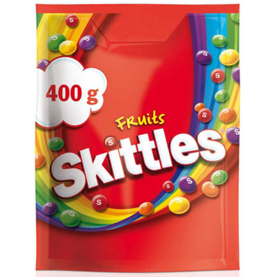 Skittles Pouch Fruit 400g | iShopChangi by Changi Airport