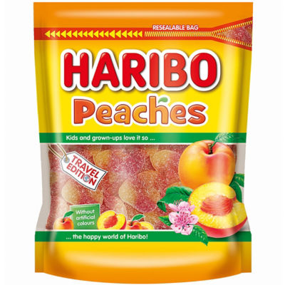 haribo 750g peaches