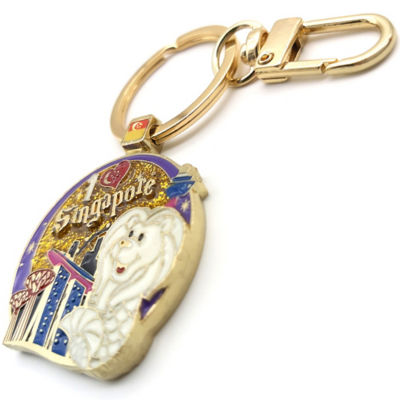 Buy SINGAPORE PREMIUM METAL KEYCHAIN ICONIC SINGAPORE WITH MERLION