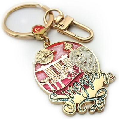 Buy SINGAPORE PREMIUM METAL KEYCHAIN ICONIC SINGAPORE WITH MERLION