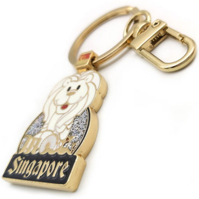 Buy SINGAPORE PREMIUM METAL KEYCHAIN ICONIC SINGAPORE WITH MERLION