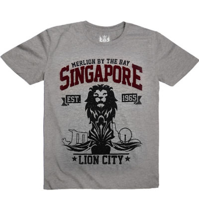 Buy SINGAPORE T-SHIRT MERLION BY THE BAY XL Online in Singapore ...