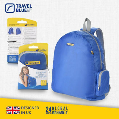 Travel blue store foldable backpack