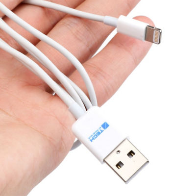 TRAVEL BLUE LIGHTNING CONNECTOR DATA SYNC AND CHARGE CABLE - MFI CERTIFIED 4