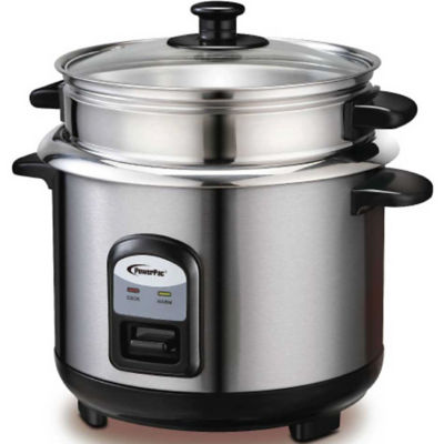 Buy PowerPac 1.0L Rice Cooker with Stainless Steel Inner Pot Food ...