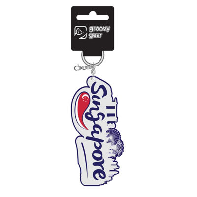 Buy SINGAPORE KEYCHAIN METAL KEYCHAIN SINGAPORE SKYLINE Online in