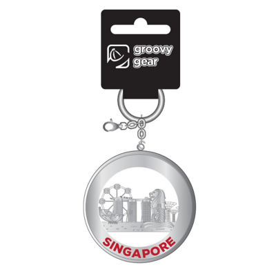 Buy SINGAPORE KEYCHAIN METAL KEYCHAIN SINGAPORE LANDMARKS 3D Online