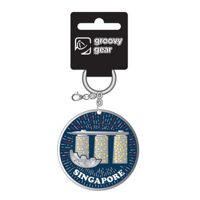 Buy Singapore Keychain Metal Keychain Singapore Marina Bay Sands