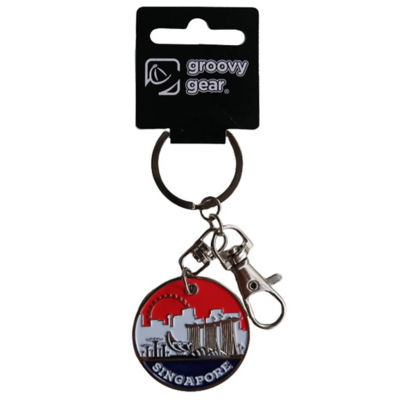 Buy SINGAPORE KEYCHAIN METAL KEYCHAIN SINGAPORE MARINA BAY SANDS