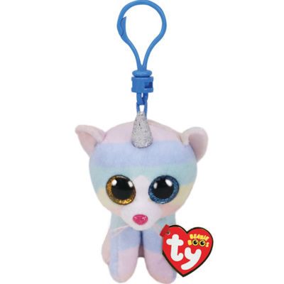 beanie boo cat keychain