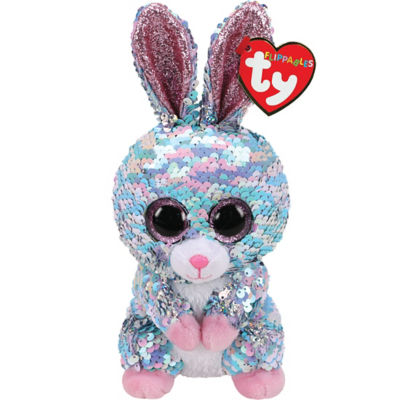 stuffed animal blue bunny