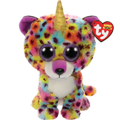 purple leopard beanie boo