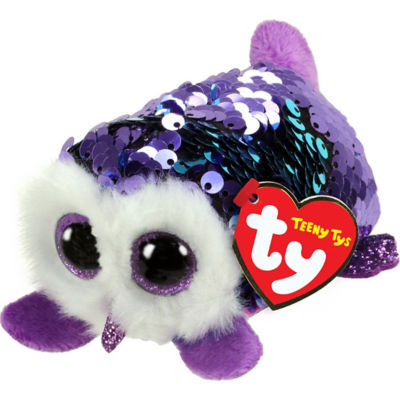 purple plush owl