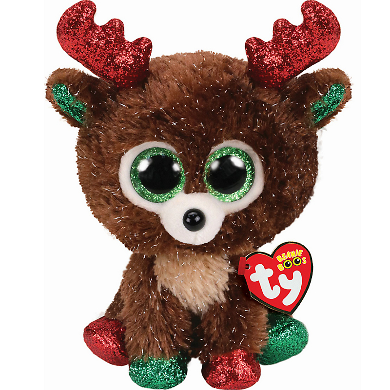 6/" TY Beanie Boo Collection The Christmas Dog Stuffed Animal Sugar Plush Toys