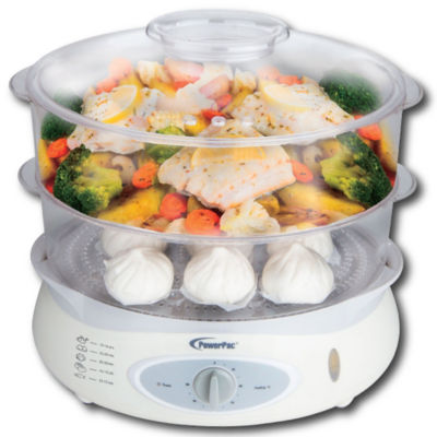 masterclass healthy options 2 tier steamer set