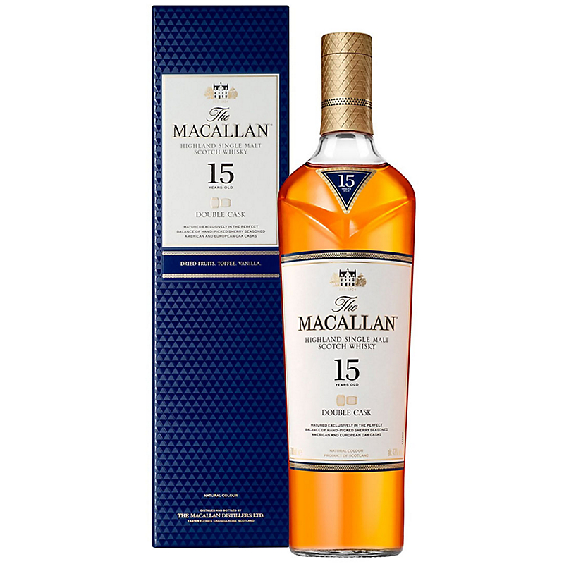Buy Macallan Double Cask Single Malt Whisky 15 Years Old 700ml Online Singapore Ishopchangi