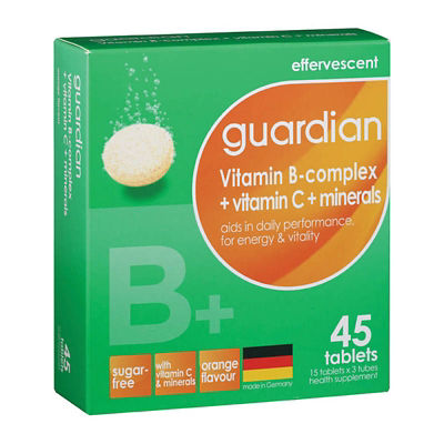 Buy Guardian Effervescent Vitamin B Complex Vitamin C Minerals 3x15 Tablets Expiry 30 3 2022 Online In Singapore Ishopchangi