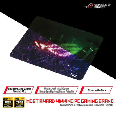 Buy Rog Strix Slice Gaming Mouse Pad Featuring An Ultrathin Hard Smooth Surface Nonslip Base High Durability And Portability Perfect For Optical And Laser Mice Online In Singapore Ishopchangi