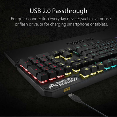 Buy ASUS TUF Gaming K3 RGB mechanical keyboard with N-key rollover 