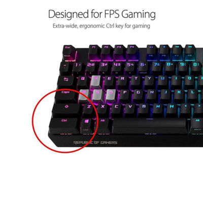 Buy ASUS ROG Strix Scope RGB wired mechanical gaming keyboard with Cherry MX switches, aluminum