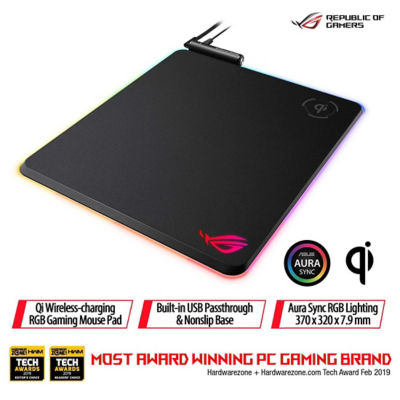 Buy Asus Rog Balteus Qi Wireless Charging Rgb Hard Gaming Mouse Pad With Optimized Tracking Surface 15 Zone Individually Customizable Aura Sync Lighting And Usb Passthrough Online Singapore Ishopchangi