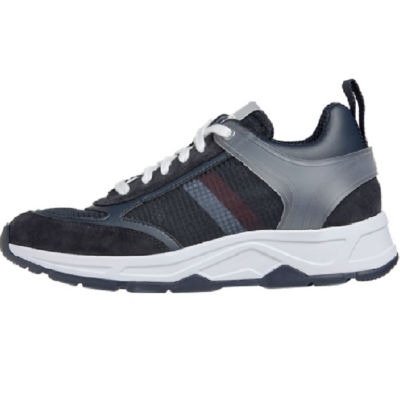 tommy hilfiger premium runner corporate mix in black