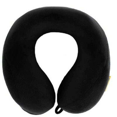 black travel pillow