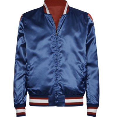 tommy hilfiger reversible nylon bomber jacket