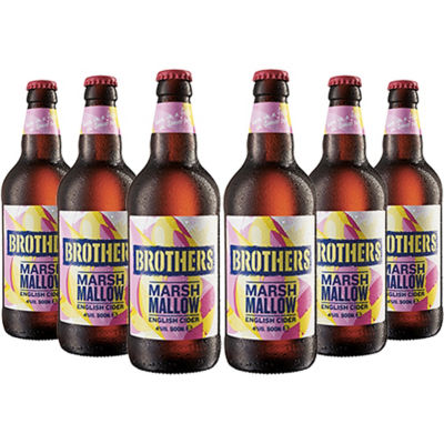 Buy Brothers Marshmallow English Cider, 6x500ml Online in Singapore