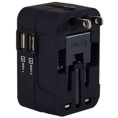 Buy PowerPac Multi Travel Adapter With 2x USB Charger (PP7973) Online