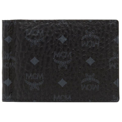 Mcm Black Money Clip Wallet